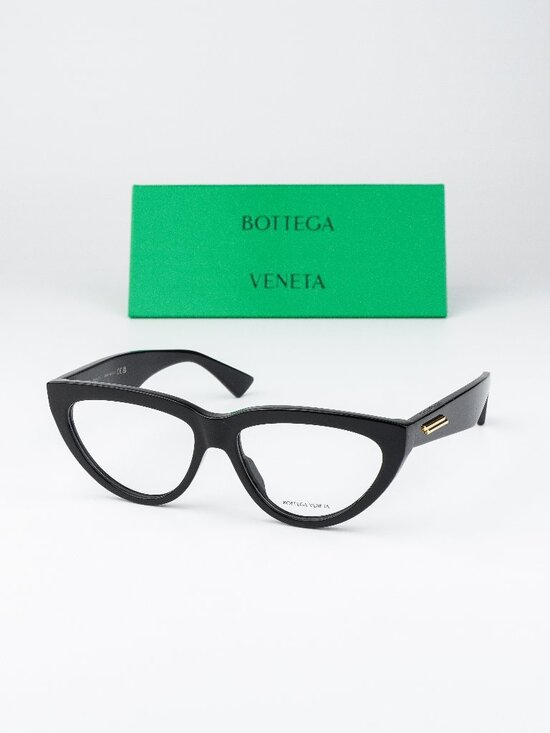 Bottega Veneta Women Eyeglasses Black Cat Eye BV1193O 001 NEW AUTHENTIC main image 6